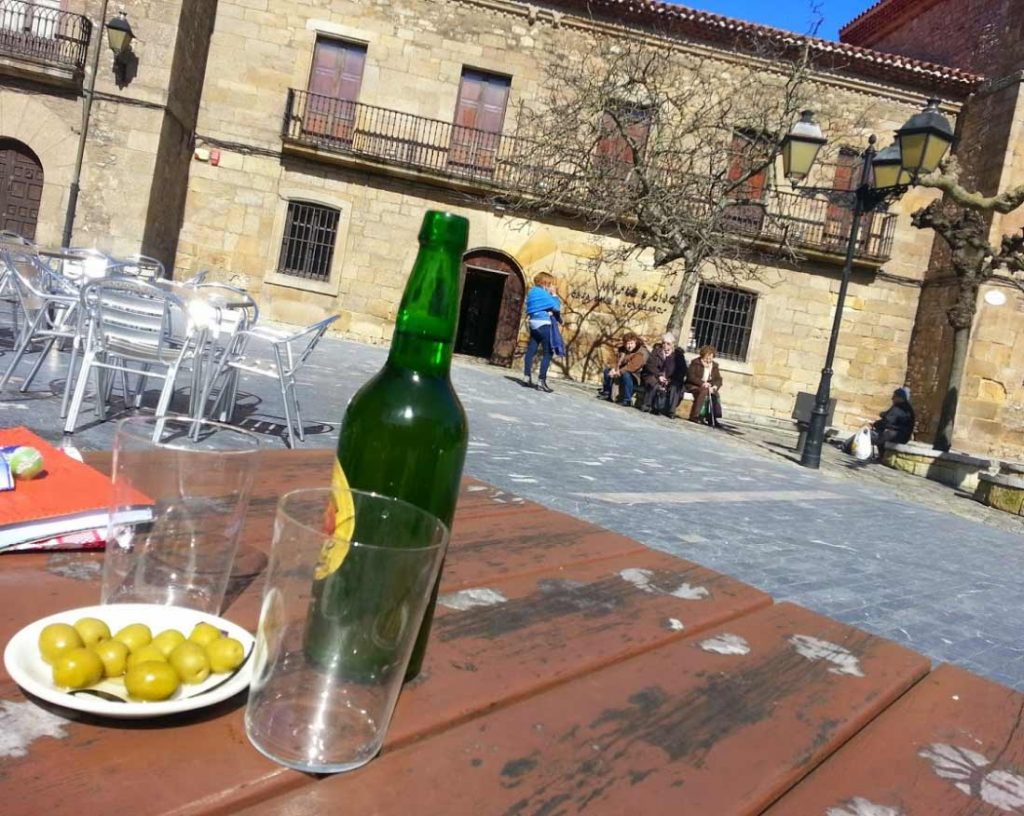 Asturian cider in Gijon